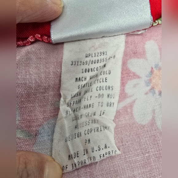 Portraits by Northern Isles Vintage Tropical Floral Wrap Midi Skirt sz PM - Picture 6 of 6